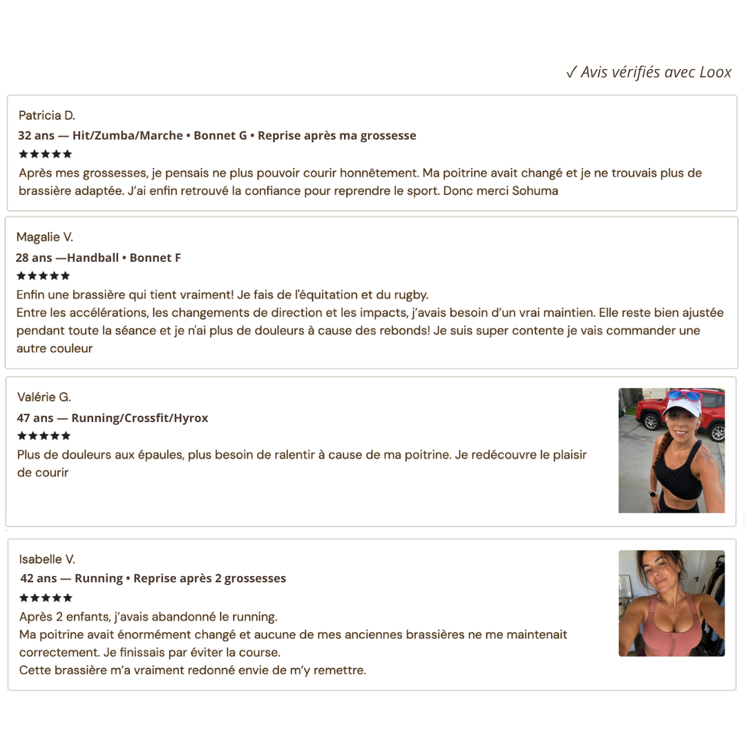 Brassière de sport pour fortes poitrines - Impact