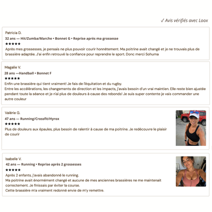 Brassière de sport pour fortes poitrines - Impact